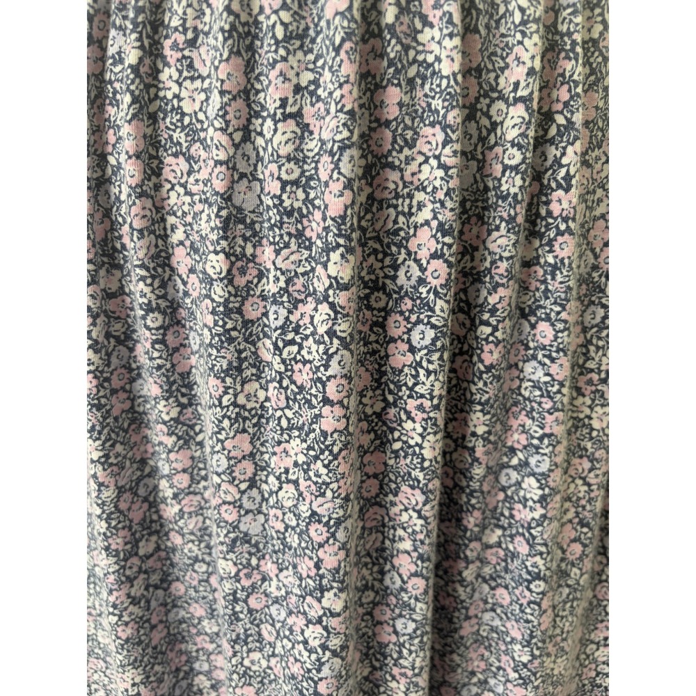 Pact Womens Organic Cotton Floral Smocked Maxi Dress Size M Pockets Sustainable - Picture 4 of 9